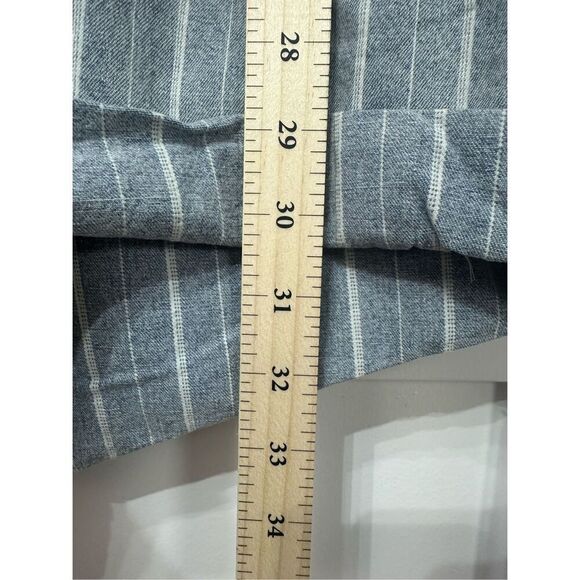 NWOT ONETEASPOON Prophecy Long Sleeve Blue Denim Stripped Shorts Romper Jumpsuit - Picture 11 of 13